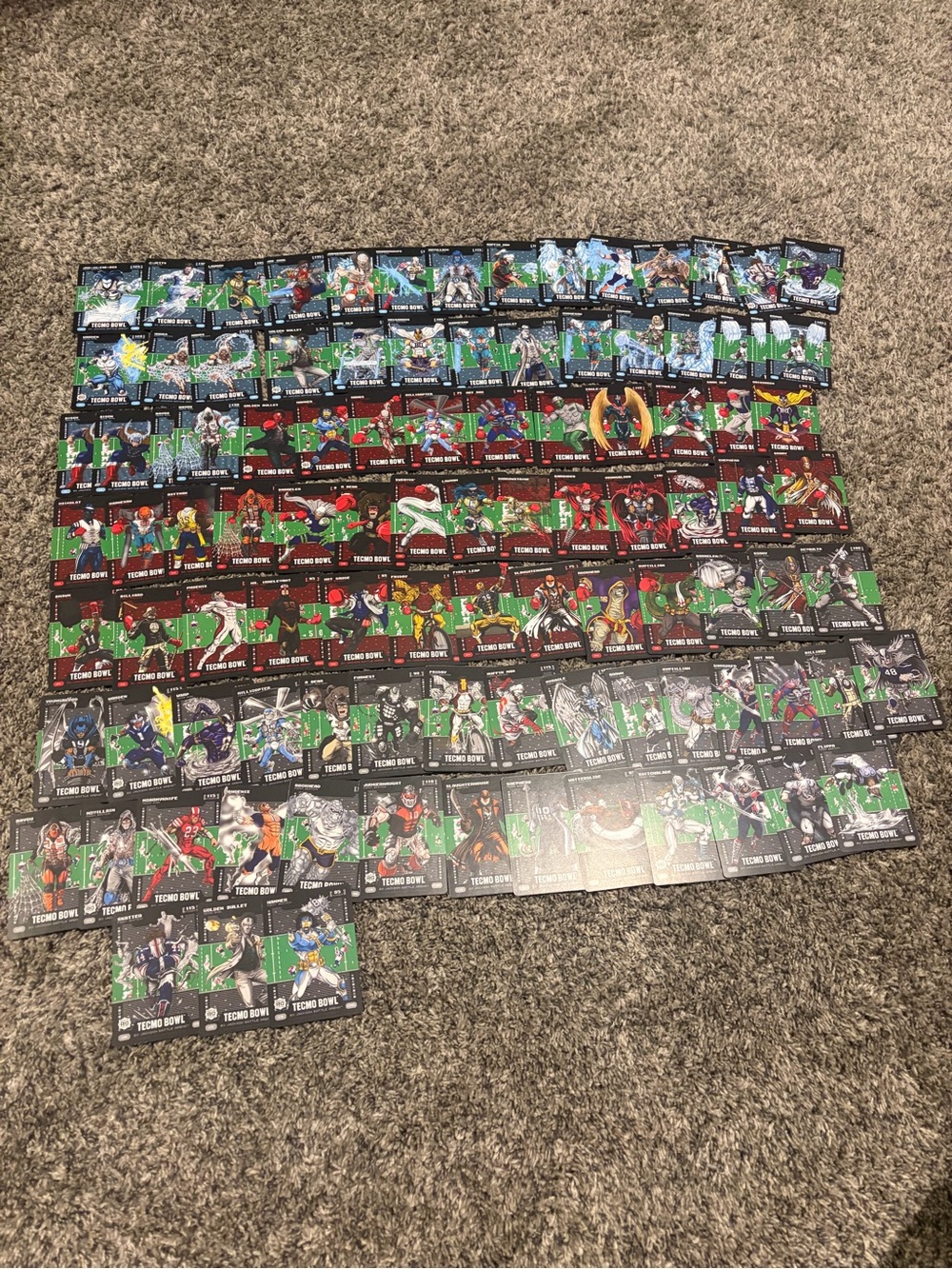 Lot of 100 Bo Jackson 2026 Bo Jackson Battle Arena Tecmo Bowl cards